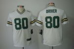 Jerseys Factory Cheap Nike Packers #80 Donald Driver White Youth
