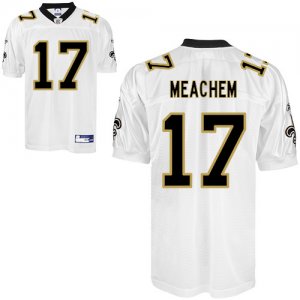 Jerseys Factory Cheap Saints #17 Robert Meachem White Stitched N