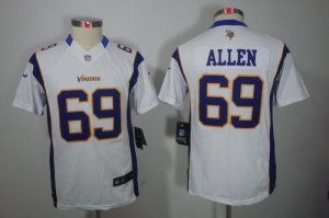 Jerseys Factory Cheap Nike Vikings #69 Jared Allen White Youth E