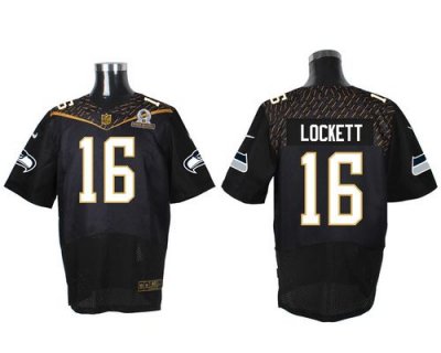 Jerseys Factory Cheap Nike Seahawks #16 Tyler Lockett Black 2016