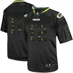 Jerseys Factory Cheap Nike Packers #12 Aaron Rodgers New Lights
