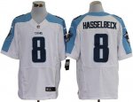 Jerseys Factory Cheap Nike Titans #8 Matt Hasselbeck White Men's