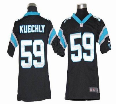 Jerseys Factory Cheap Nike Panthers #59 Luke Kuechly Black Team