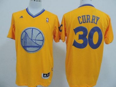 Jerseys Factory Cheap Warriors #30 Stephen Curry Gold 2013 Chris