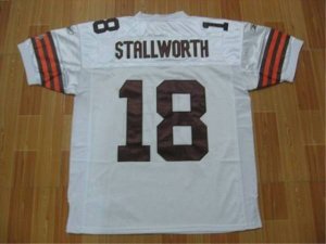 Jerseys Factory Cheap Browns #18 Donte Stallworth White Stitched