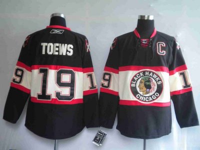 Jerseys Factory Cheap Blackhawks #19 Jonathan Toews Embroidered