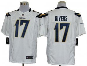 Jerseys Factory Cheap Nike Chargers #17 Philip Rivers White Men'