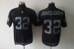 Jerseys Factory Cheap Sideline Black United Jaguars #32 Jones-Dr