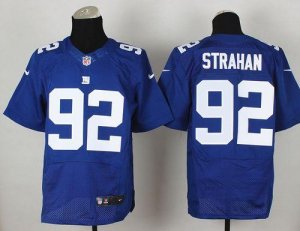 Jerseys Factory Cheap Nike Giants #92 Michael Strahan Royal Blue
