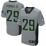 Jerseys Factory Cheap Nike Seahawks #29 Earl Thomas III Grey Sha