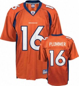 Jerseys Factory Cheap Broncos #16 Jake Plummer Orange Stitched N