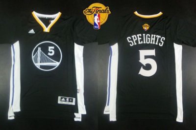 Jerseys Factory Cheap Warriors #5 Marreese Speights Black New Al