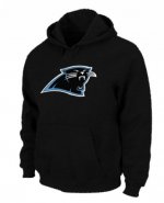 Jerseys Factory Cheap Carolina Panthers Logo Pullover Hoodie Bla