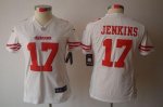 Jerseys Factory Cheap Nike 49ers #17 A.J. Jenkins White Women's