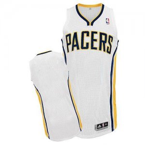 Jerseys Factory Cheap Revolution 30 Pacers Blank White Stitched