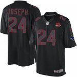 Jerseys Factory Cheap Nike Texans #24 Johnathan Joseph Black Wit