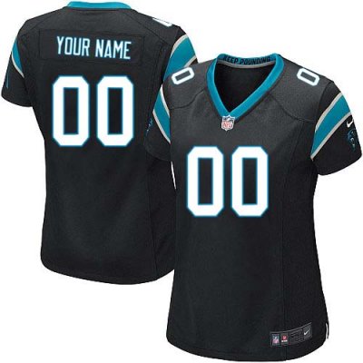 Jerseys Factory Cheap Nike Carolina Panthers Customized Black Em