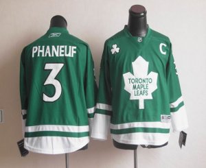 Jerseys Factory Cheap Maple Leafs St Patty's Day #3 Dion Phaneuf