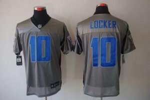 Jerseys Factory Cheap Nike Titans #10 Jake Locker Grey Shadow Me
