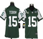 Jerseys Factory Cheap Nike Jets #15 Tim Tebow Green Team Color W