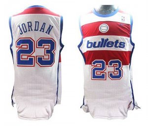 Jerseys Factory Cheap Wizards #23 Michael Jordan White Nike Thro