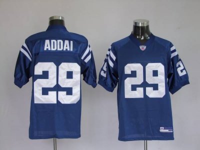 Jerseys Factory Cheap Colts #29 Joseph Addai Blue Stitched NFL J