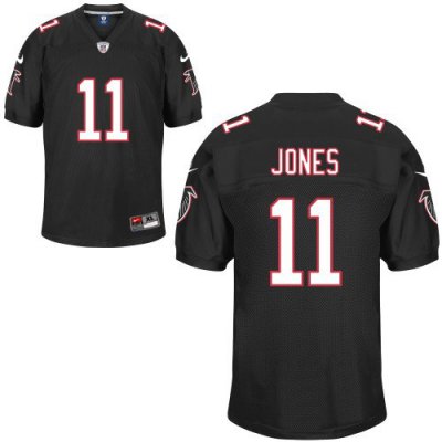 Jerseys Factory Cheap Nike Falcons #11 Julio Jones Black Stitche