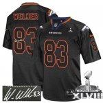 Jerseys Factory Cheap Nike Broncos #83 Wes Welker Lights Out Bla