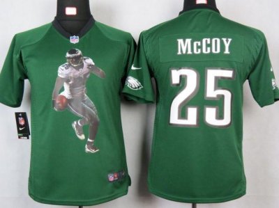 Jerseys Factory Cheap Nike Eagles #25 LeSean McCoy Midnight Gree