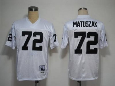 Jerseys Factory Cheap Mitchell and Ness Raiders #72 John Matusza