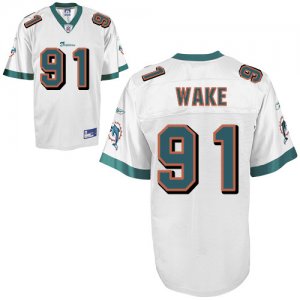 Jerseys Factory Cheap Dolphins #91 Cameron Wake White Stitched N