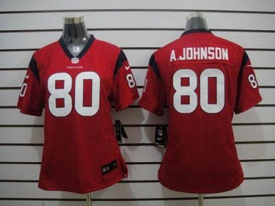 Jerseys Factory Cheap Nike Texans #80 Andre Johnson Red Alternat