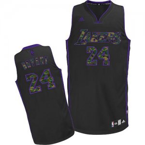 Jerseys Factory Cheap Lakers #24 Kobe Bryant Black Camo Fashion