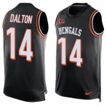 Jerseys Factory Cheap Nike Bengals #14 Andy Dalton Black Team Co