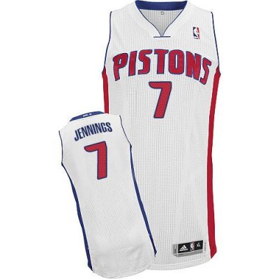 Jerseys Factory Cheap Revolution 30 Pistons #7 Brandon Jennings