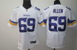 Jerseys Factory Cheap Nike Vikings #69 Jared Allen White Men's E