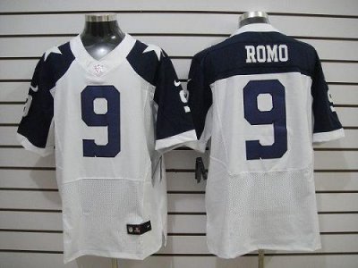 Jerseys Factory Cheap Nike Cowboys #9 Tony Romo White Thanksgivi