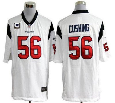 Jerseys Factory Cheap Nike Texans #56 Brian Cushing White With C