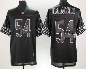 Jerseys Factory Cheap Bears #54 Brian Urlacher Black Shadow Stit