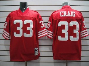 Jerseys Factory Cheap Mitchell and Ness 49ers #33 Roger Craig St