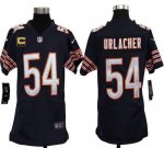 Jerseys Factory Cheap Nike Bears #54 Brian Urlacher Navy Blue Te