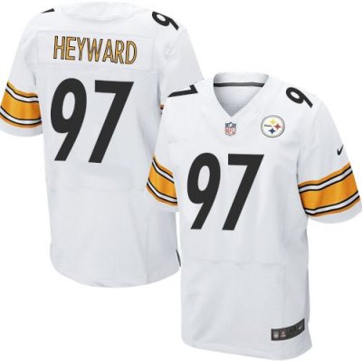 Jerseys Factory Cheap Nike Steelers #97 Cameron Heyward White Me
