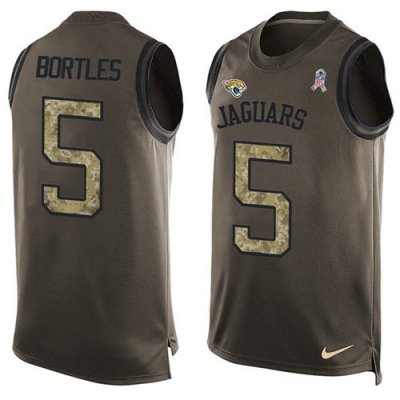 Jerseys Factory Cheap Nike Jaguars #5 Blake Bortles Green Men's