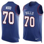 Jerseys Factory Cheap Nike Bills #70 Eric Wood Royal Blue Team C
