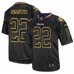 Jerseys Factory Cheap Nike Vikings #22 Harrison Smith Lights Out