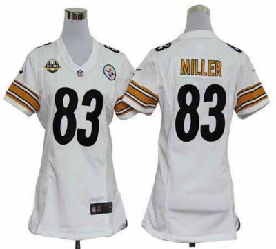 Jerseys Factory Cheap Nike Steelers #83 Heath Miller White With