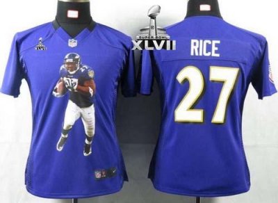 Jerseys Factory Cheap Nike Ravens #27 Ray Rice Purple Team Color