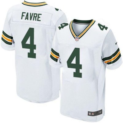 Jerseys Factory Cheap Nike Packers #4 Brett Favre White Men's St