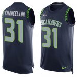 Jerseys Factory Cheap Nike Seahawks #31 Kam Chancellor Steel Blu