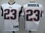 Jerseys Factory Cheap Patriots #23 Leigh Bodden White Stitched N